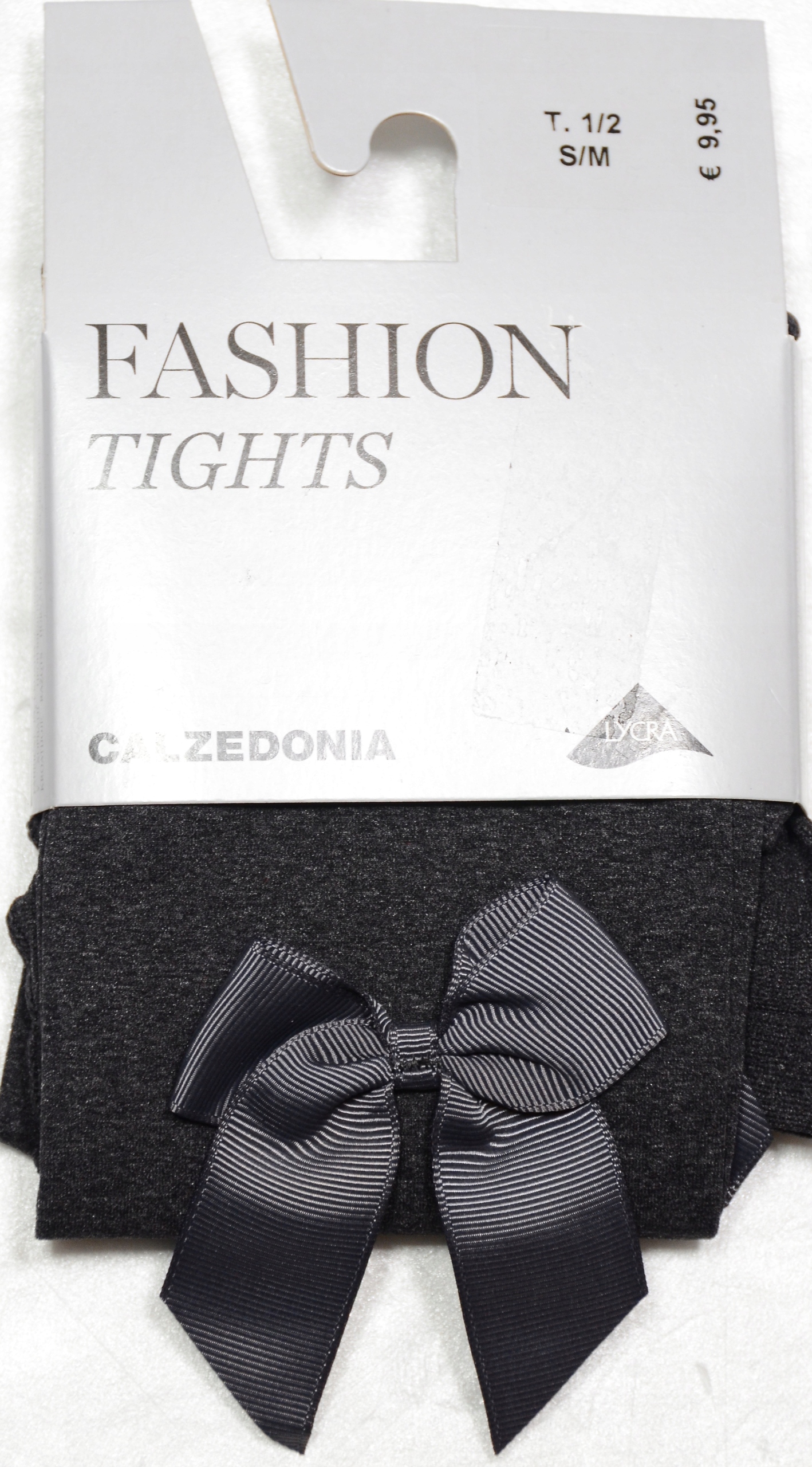 

Calzedonia Rajstopy T. 1/2 -s/m kokardka grafit