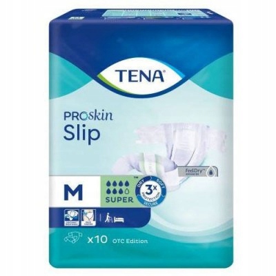 

Pieluchomajtki Tena Slip ProSkin M, 10szt