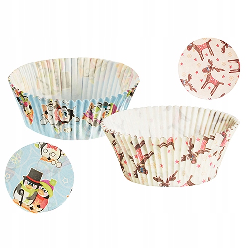 

Papierowe papilotki do pieczenia 5 x 2,5 cm 60 szt