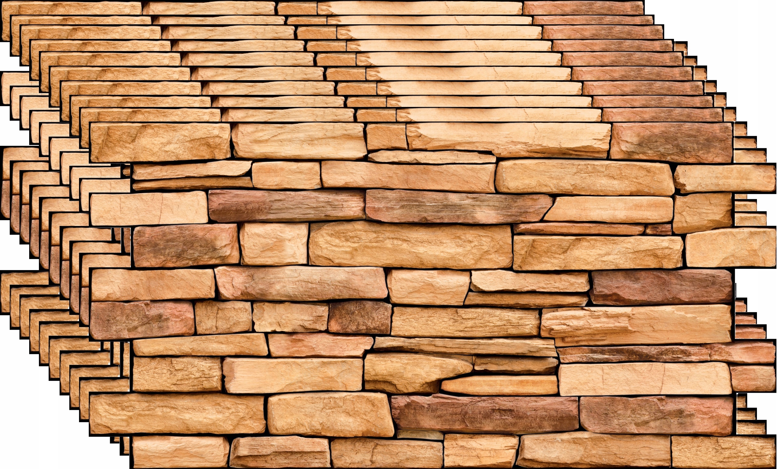 

Panele Ścienne 3D Pvc Sandstone Slate Kamień 10x