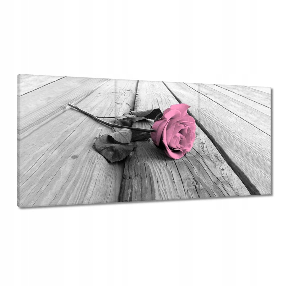Obrazy 180x90 Pudrová ruža na doskách