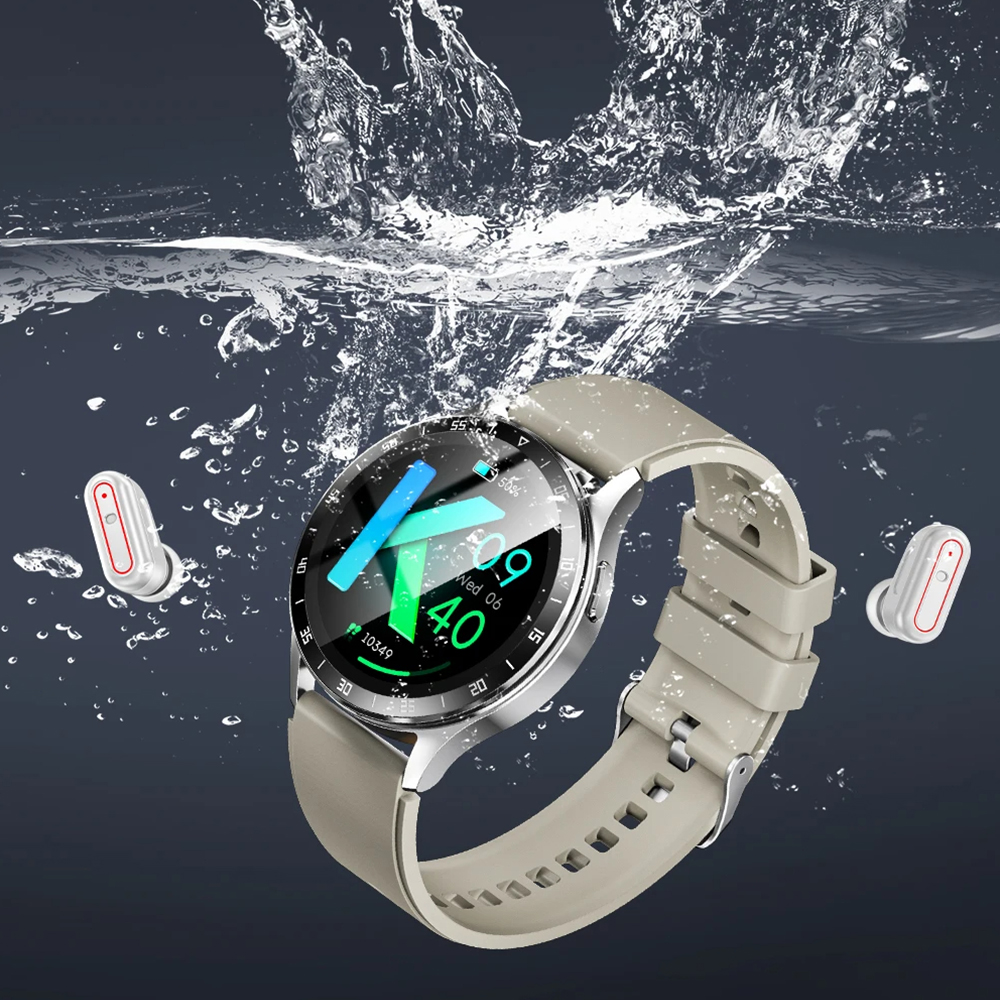 ZEGAREK SMARTWATCH MĘSKI 2 w 1 SŁUCHAWKA BLUETOOTH SPORTOWY WODOODPORNY Stan opakowania oryginalne