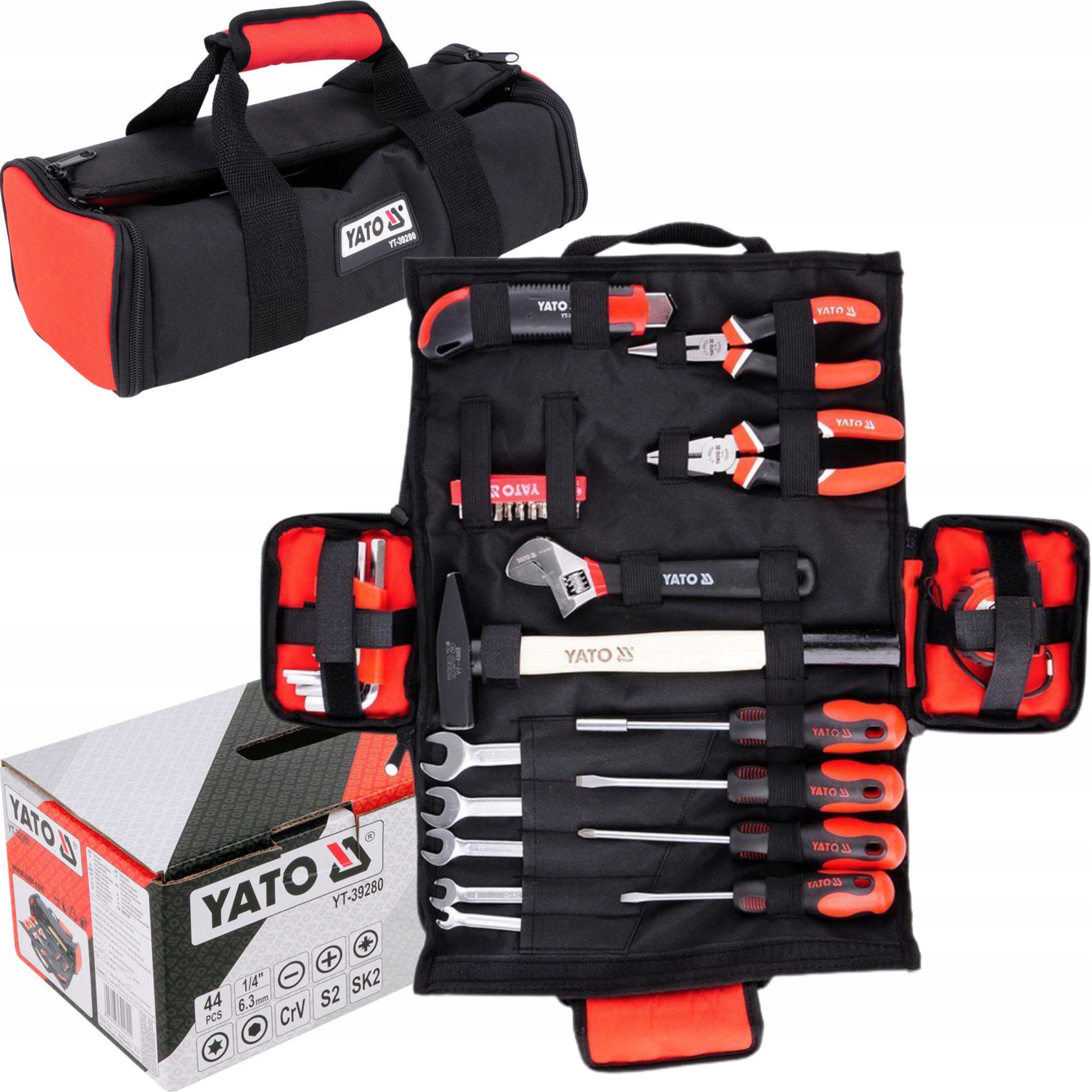 

Yato Zestaw Narzędziowy 44 Szt Torba/etui YT-39280