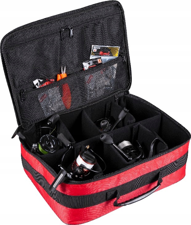 Porządna Torba na kołowrotki z przegródkami kieszonkami Dragon Dgn