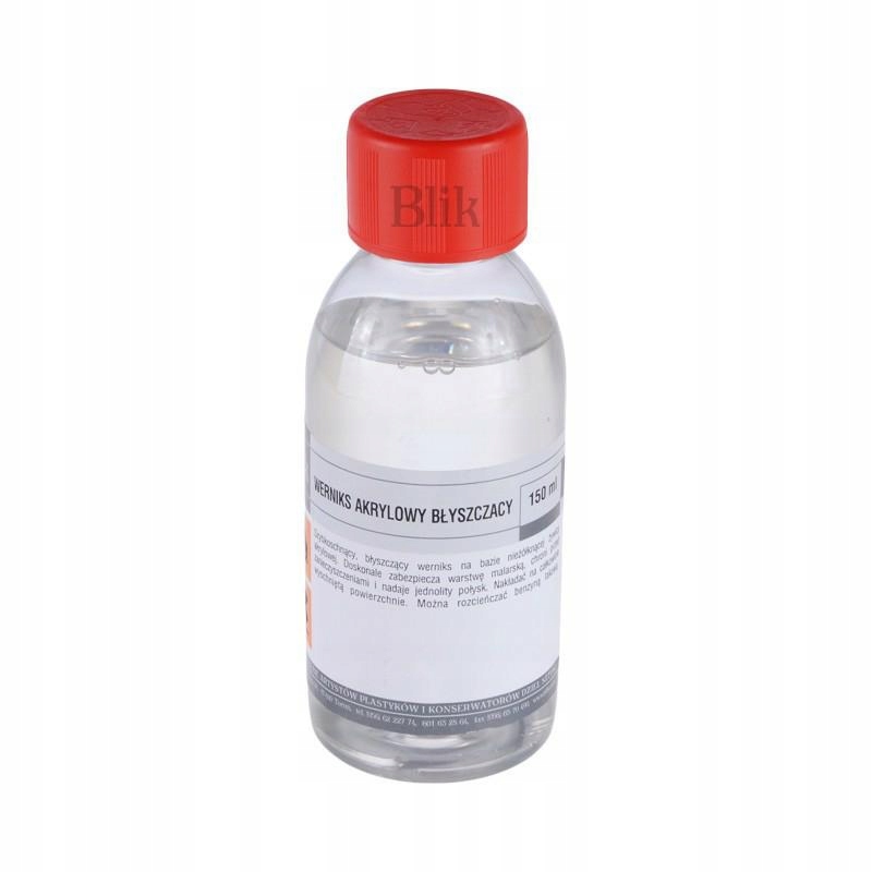 Werniks akrylowy błyszczący 150ml Blik