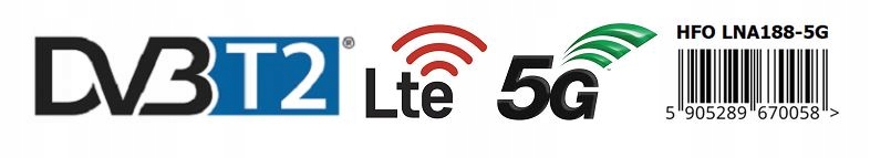 Bardzo Mocny Wzmacniacz Hermetyczny Na Wtyk F 32 dB Do Anteny Siatkowej Marka bez marki