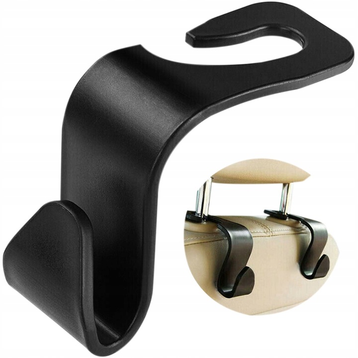 Hak Haczyk Wieszak Uchwyt Na Zagłówek Zakupy Do Fotela Samochodowy Siatki