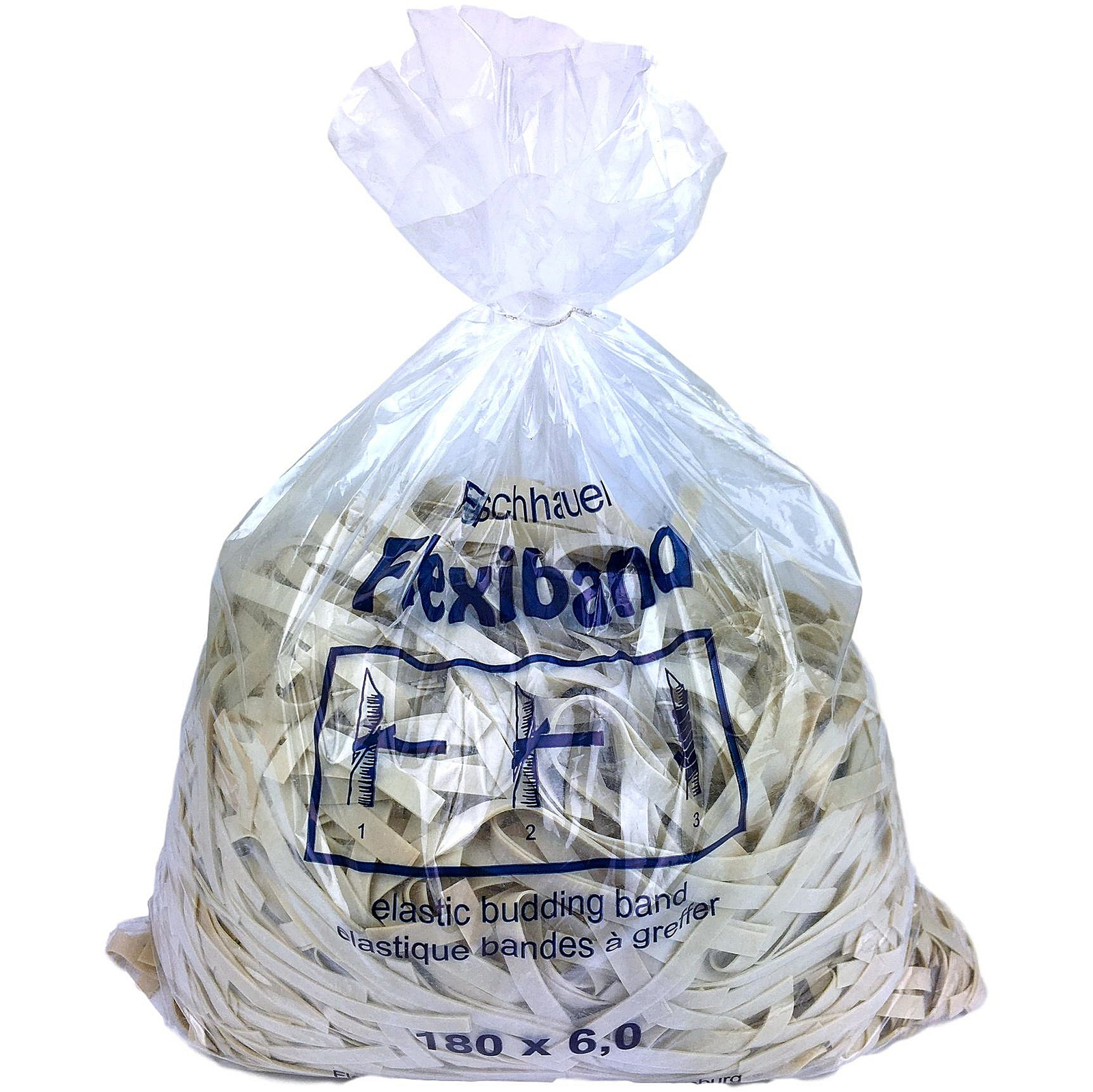 PASKI GUMOWE DO SZCZEPIEŃ ROŚLIN FLEXIBAND TYP B 160X6,0 EAN (GTIN) 5906970613941