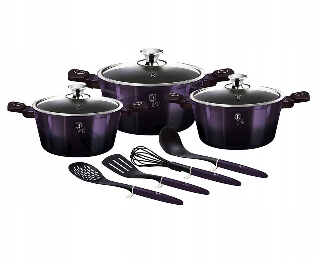 Súprava Hrncov 10 ks Berlinger Haus BH-7141 Purple