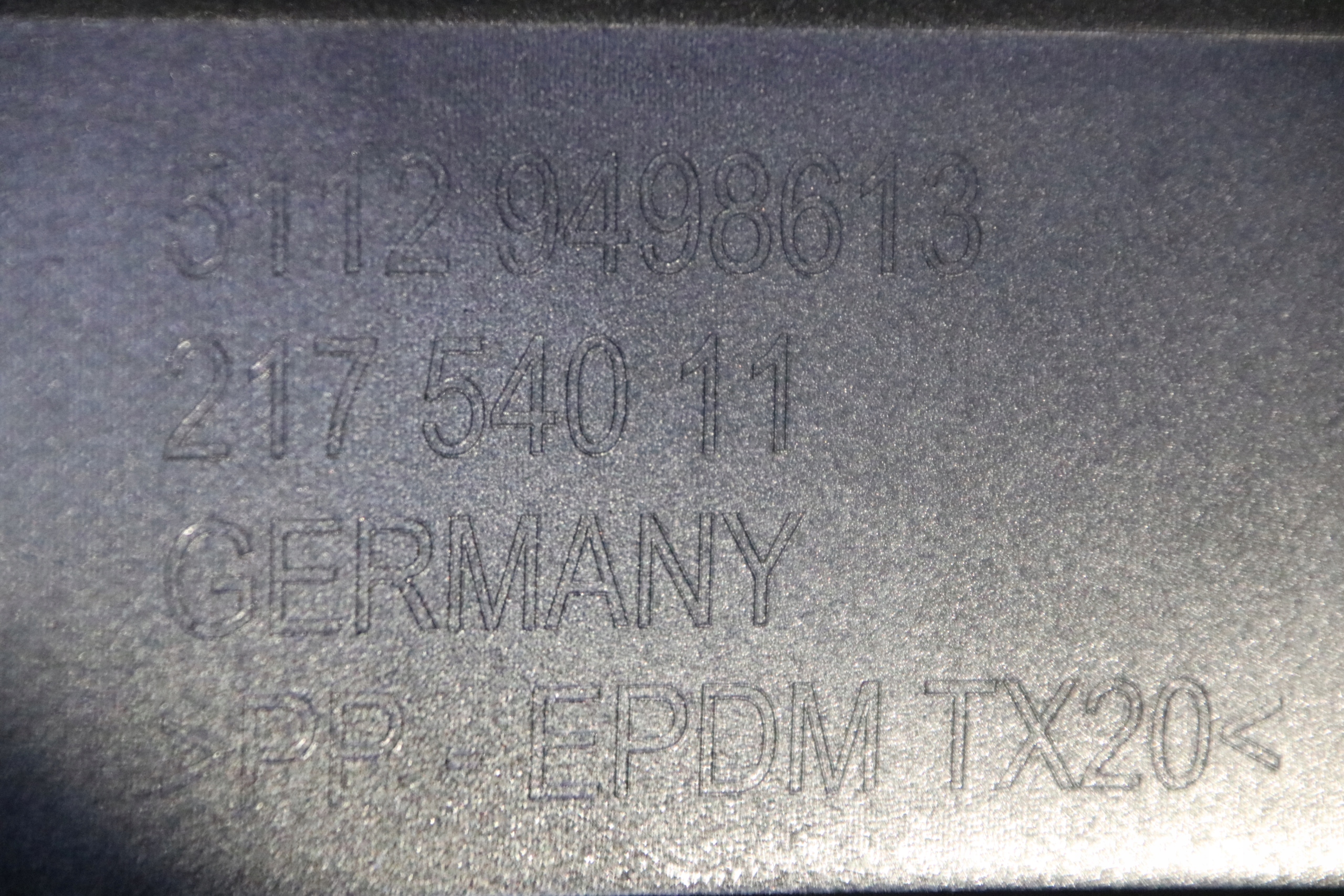 BMW G30 LCI bumper rear part rear 6xPDC colour C4W