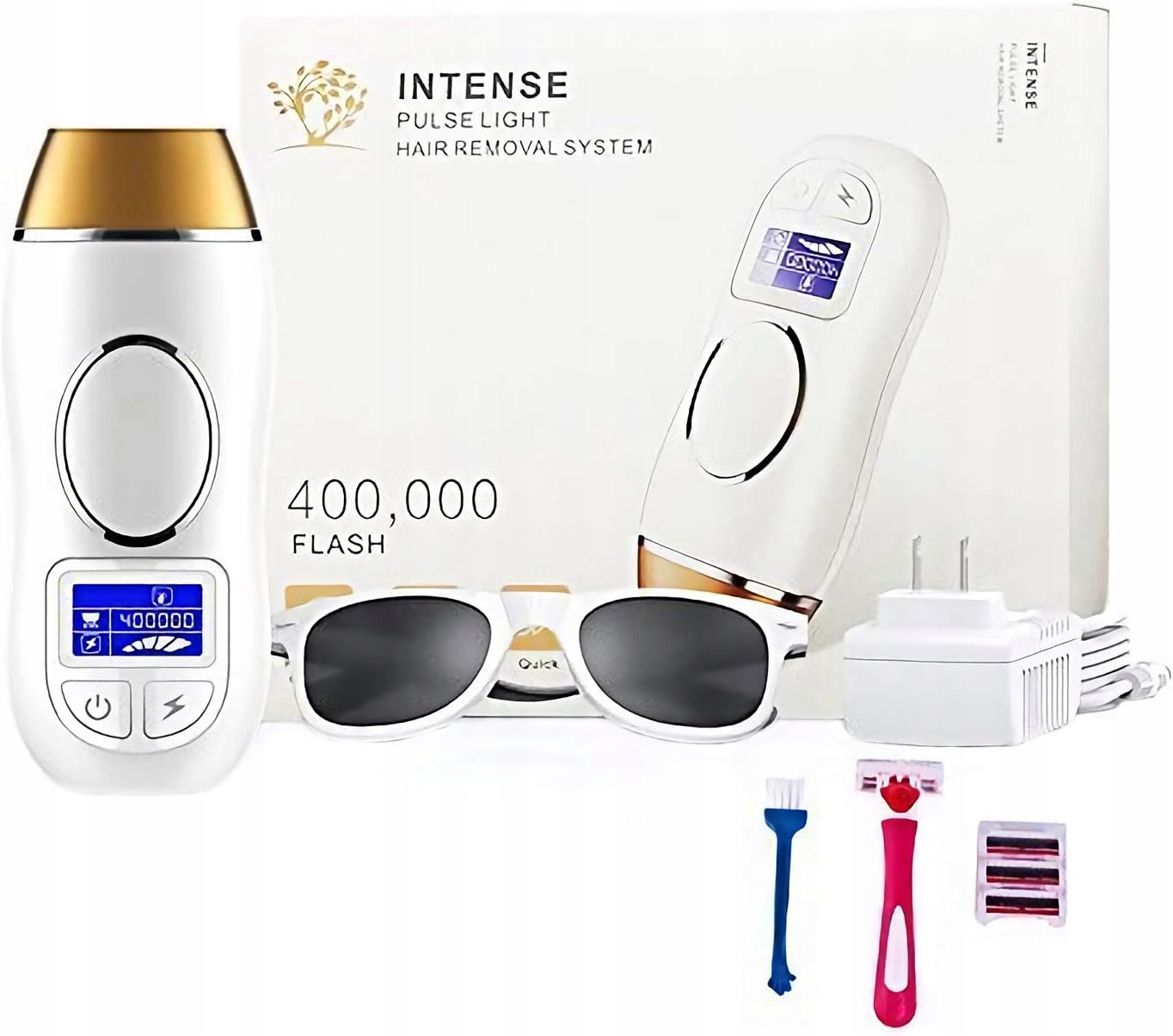 System usuwania włosów IPL, MADAMI 400 000 błysków.