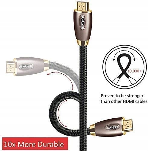 KABEL HDMI ETHERNET 4K 24K ZŁOTO 50/60Hz 19 PIN 2M Marka iBRA