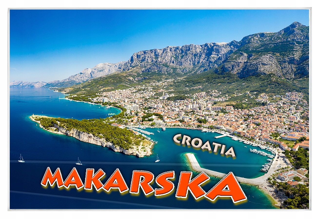 

Magnesy na lodówkę miasta - Makarska