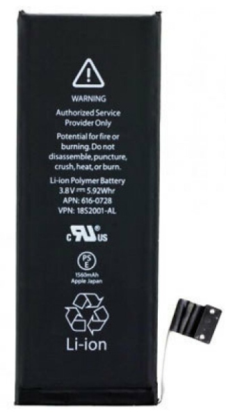 

Bateria do Apple Iphone 5S Apn 616-0728 l A1453
