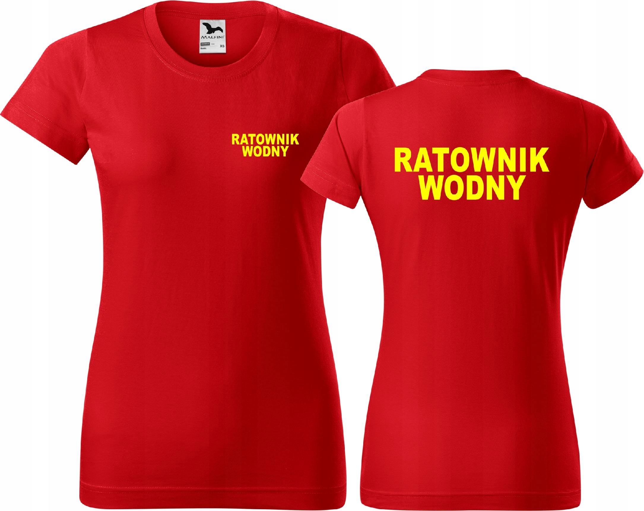 

Koszulki medyczne damskie nadruk Ratownik Wodny S