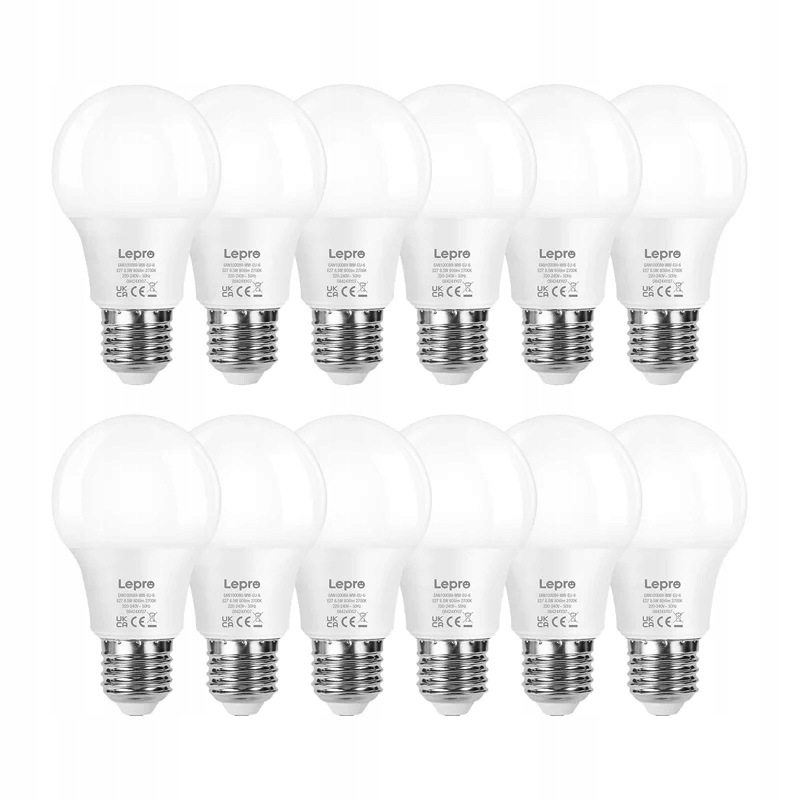 Led žárovka Lepro 100089-WW-EU-12 E27 A60 8,5W (60W) 806lm 2700K teplá