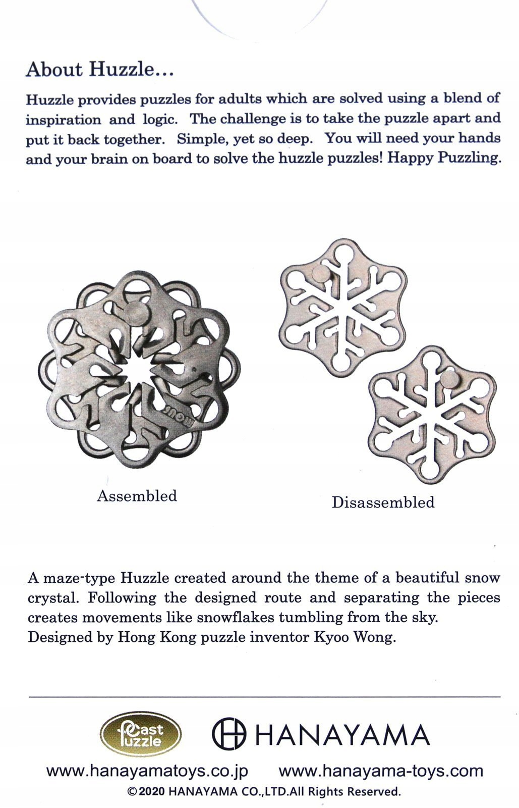 Łamigłówka Huzzle Cast Snow poziom 2/6 Marka G3