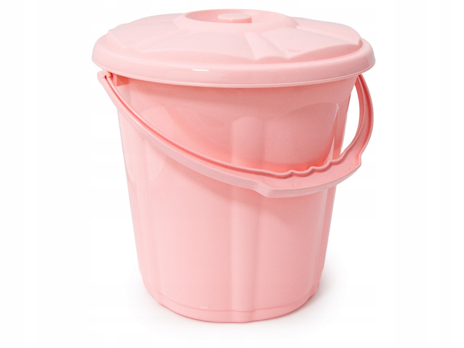 

Wiaderko z pokrywką uchwytem plastik wiadro 10L