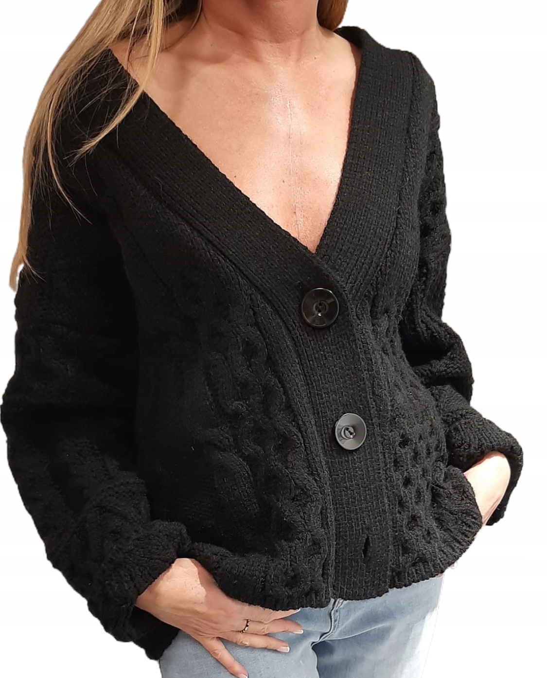 Cocomore Kardigan svetr černý New