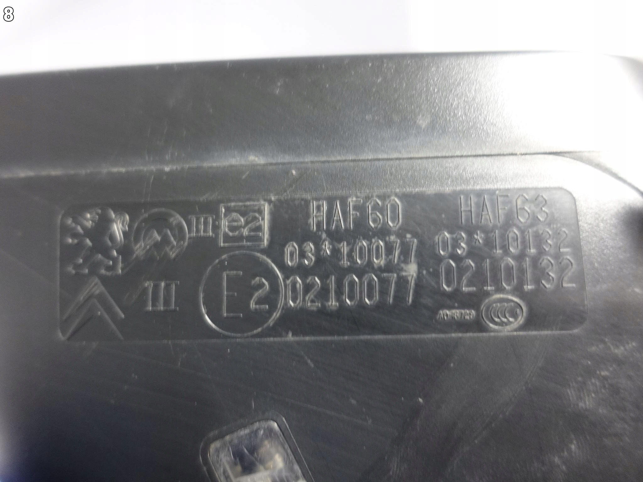 PEUGEOT 508 and 10-18 mirror left indicator insert ASYSTENT 8+8 16PIN EU