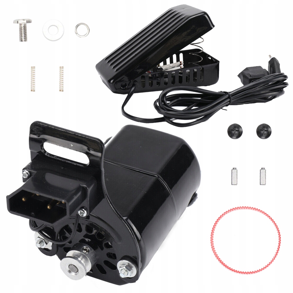Motor Šicího Stroje S Pedálovým Motorem Černý 180W 220V