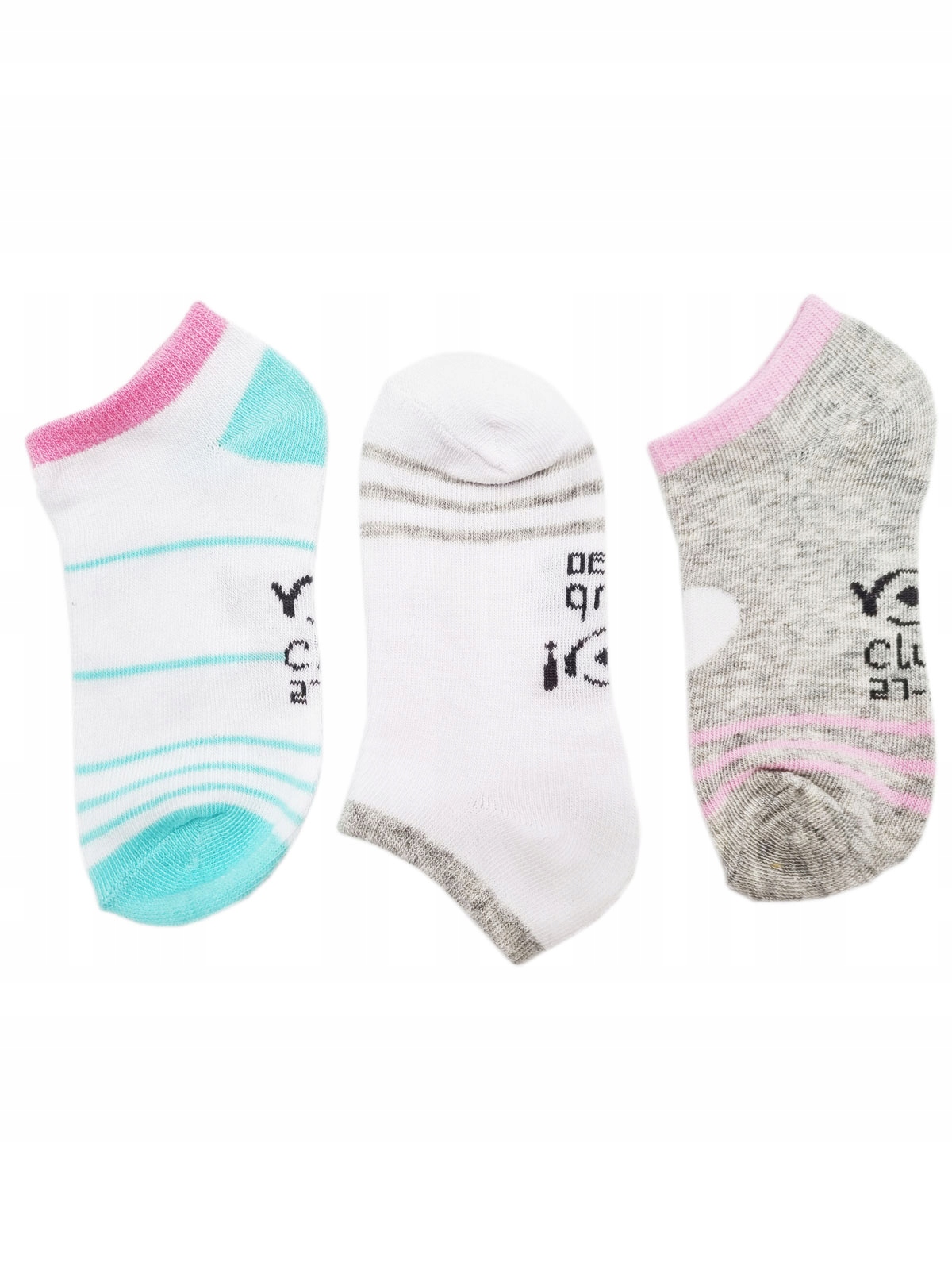 

Skarpetki dziewczęce stopki 3-pak YoClub 35-38 2