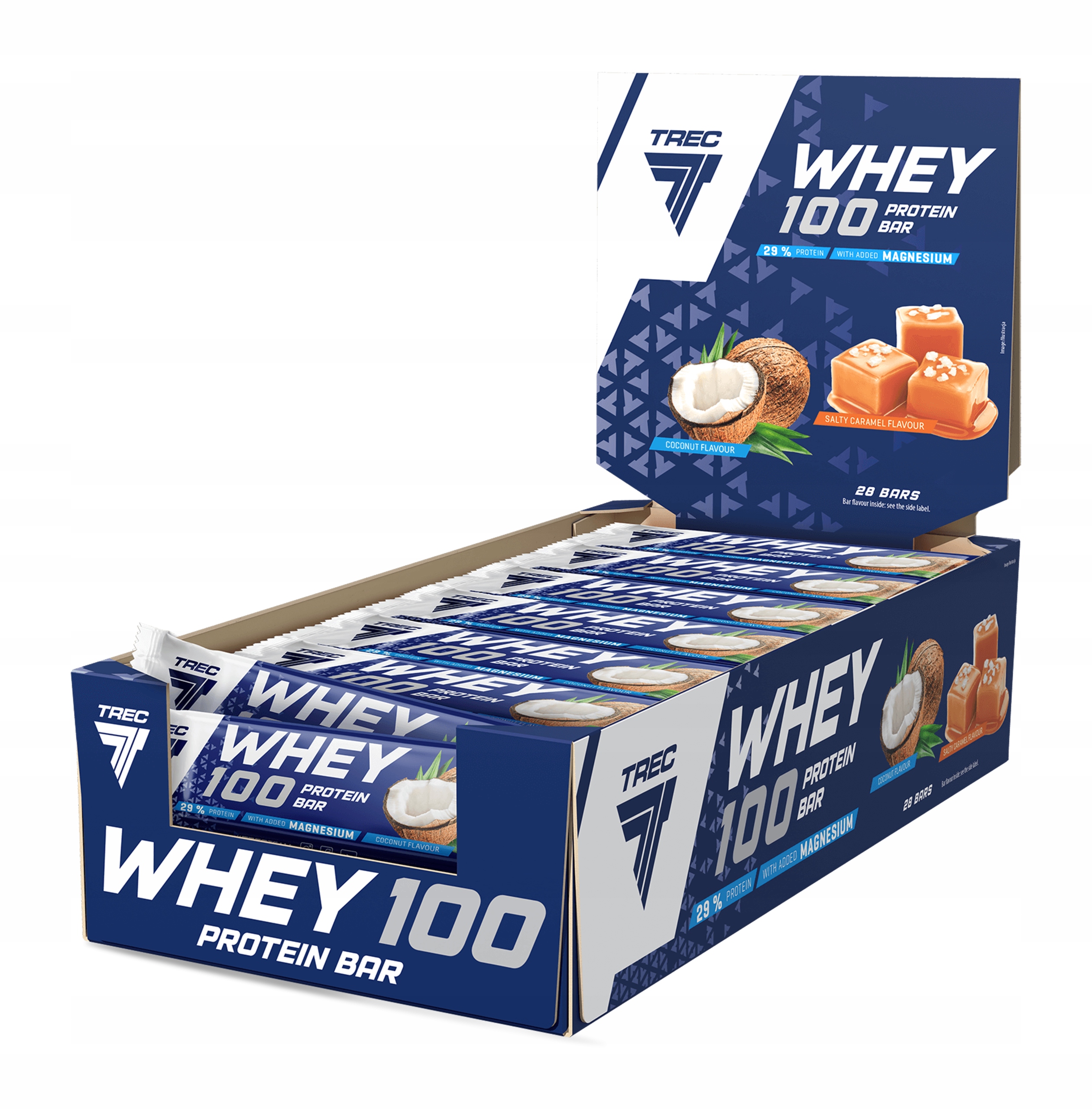 Levně Protein Bar Whey 100 Coconut Flavour Proteinová Tyčinka BÍLKOVINY|28 x 40 g