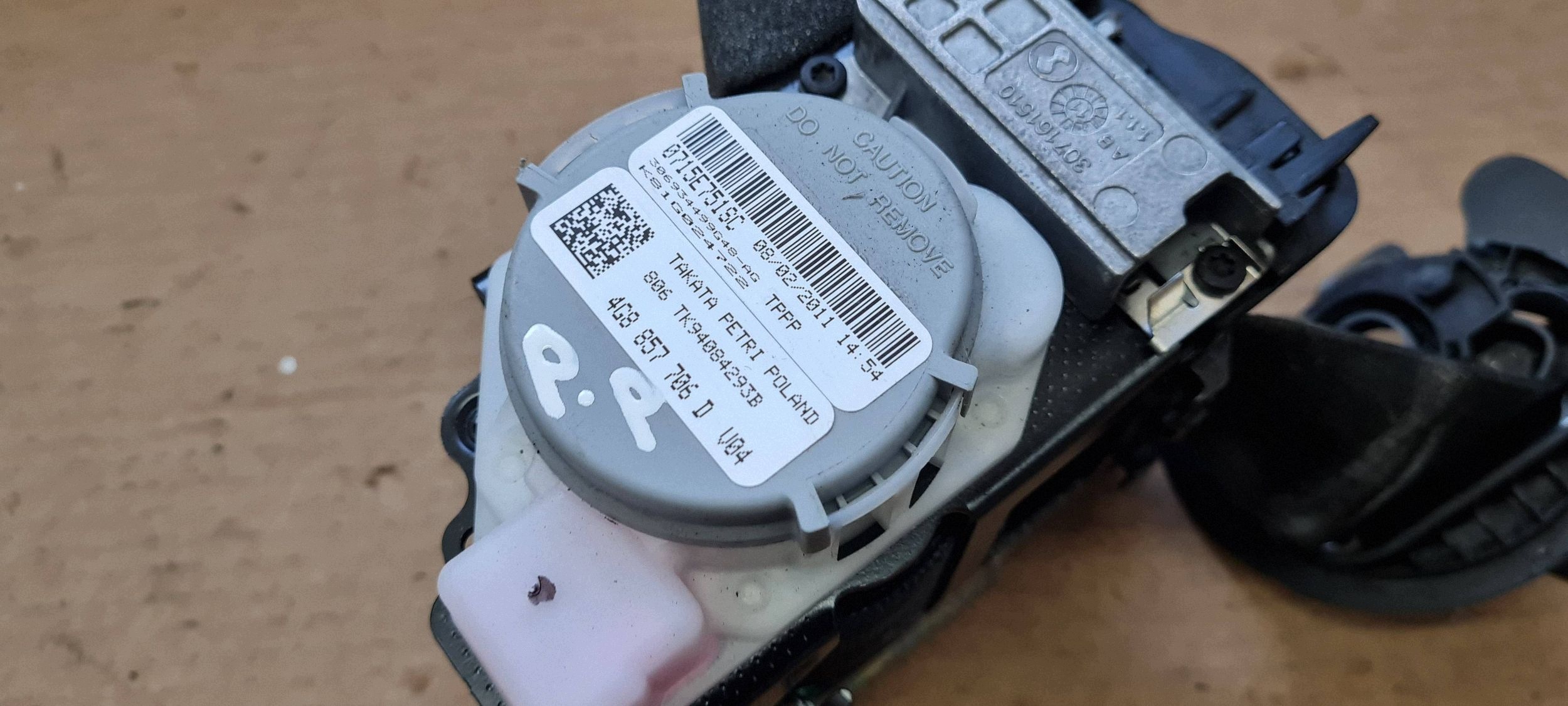 A6 C7 4G tension belt safety right front ORG 4G8857706D A7 4G