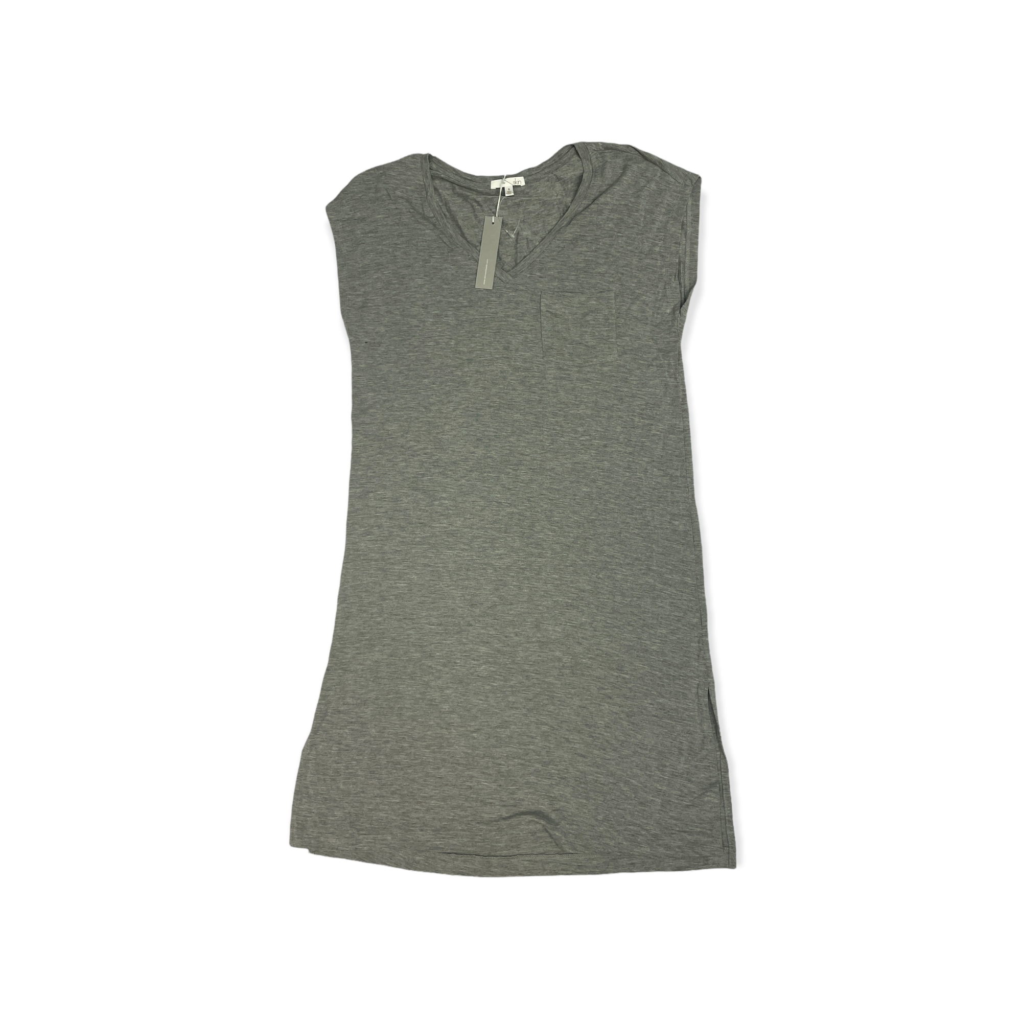 Volná šedá šaty Skin Organic Xs