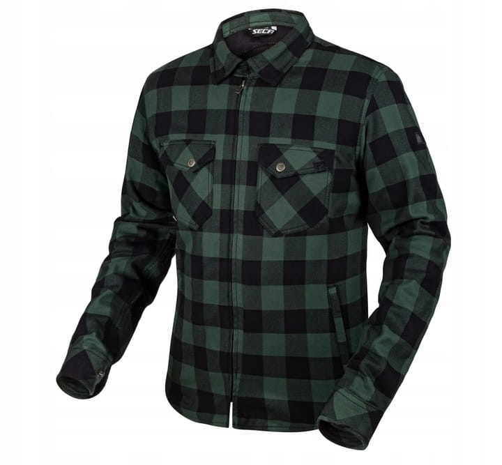 Seca Marshal II Green Pánska Textilná Motocyklová Košeľa Zelená
