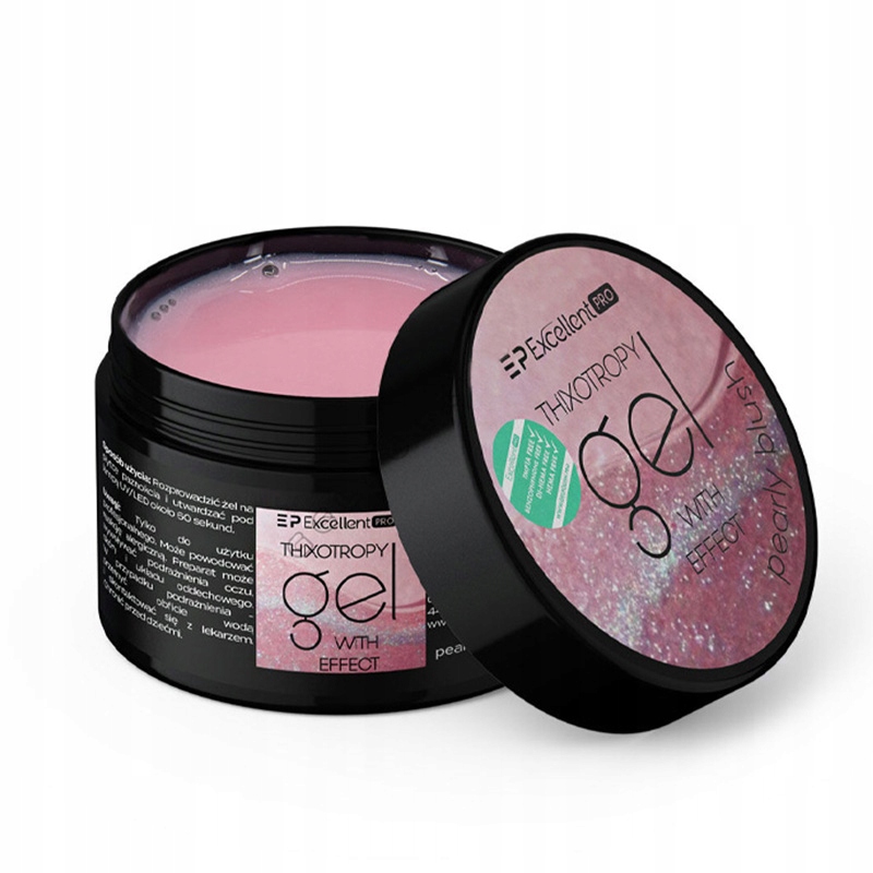 Excellent Pro Thixotropní stavební gel s perlovou drůbeží Pearly Blush 50 g