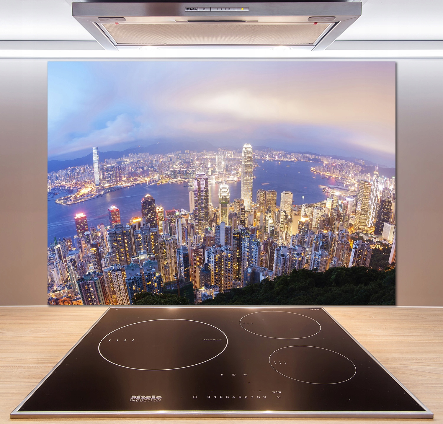 

Panel do kuchni Hongkong panorama 100x70 cm + Klej
