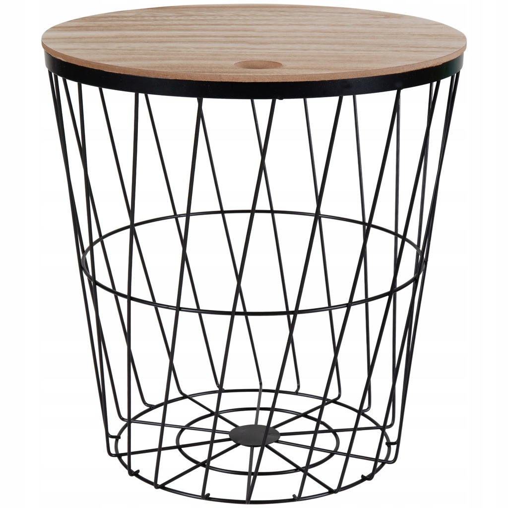 

Stolik Kawowy Kosz Druciany gazetnik Industrial