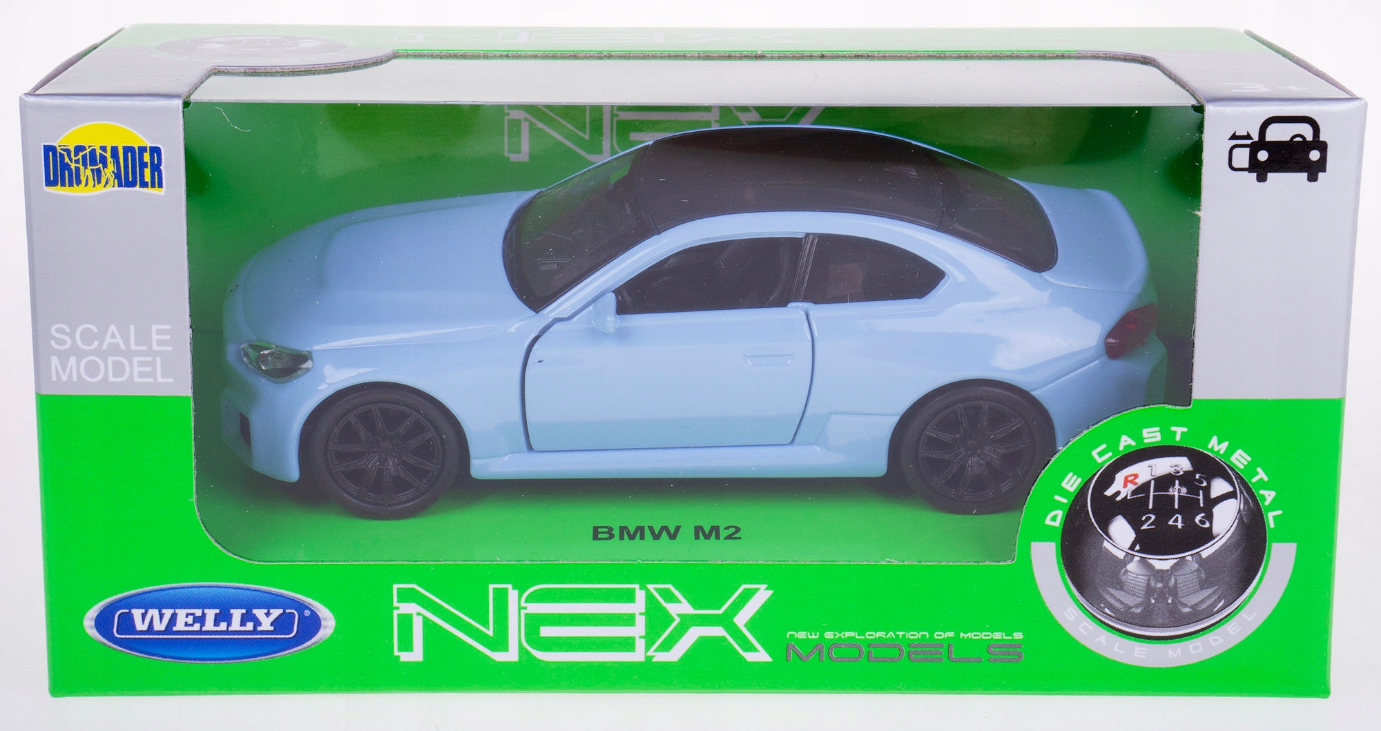 BMW M2 MODEL METALOWY WELLY 1:34/39 BŁĘKITNY Rodzaj pojazdu samochód osobowy