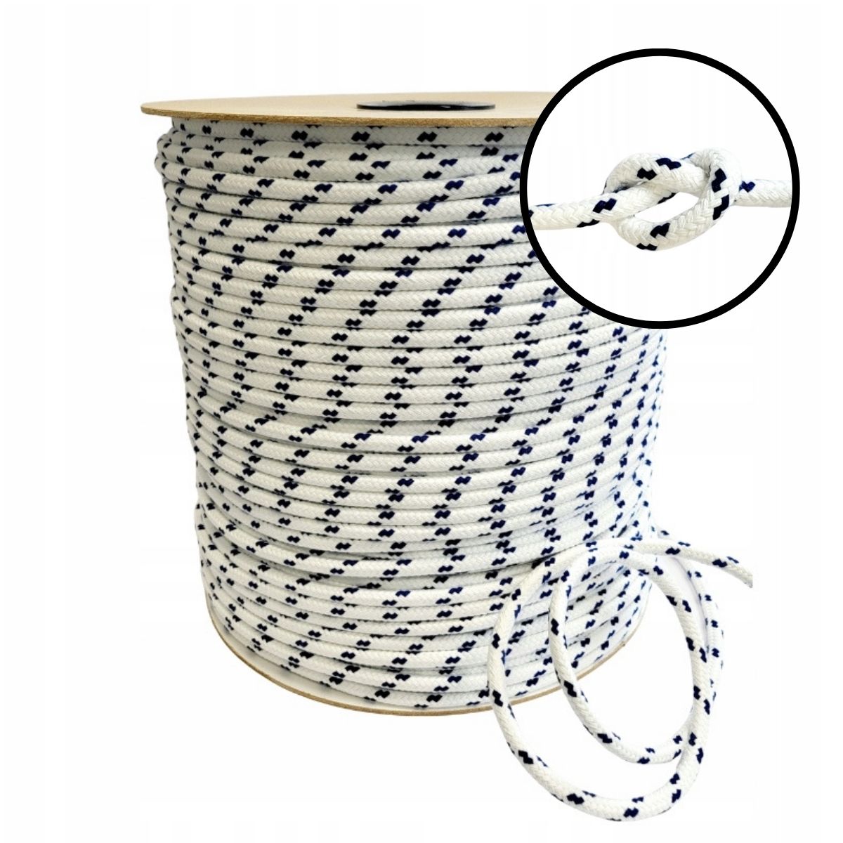 Polyesterová plachetní šňůra Elana Falowo Szotowa odolná Uv+ 10 mm 50 m Šňůra