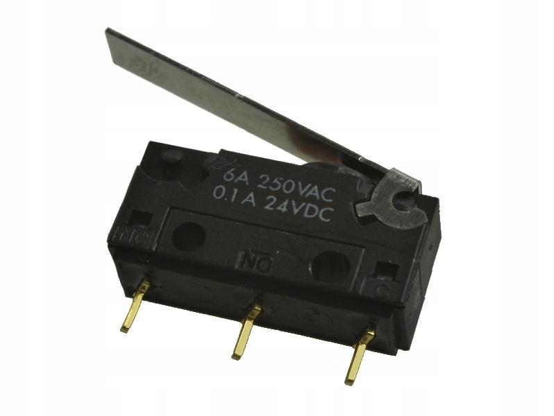 

Mikroprzełącznik 3A 250V 20,4x6,4x9,4mm IP67