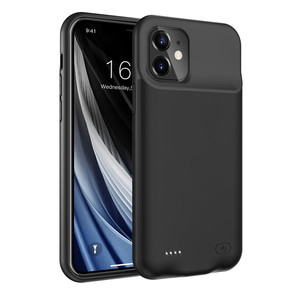 Pouzdro s baterií 6000 mAh pro iPhone 12 Mini, powerbanka, napájecí adaptér, pouzdro