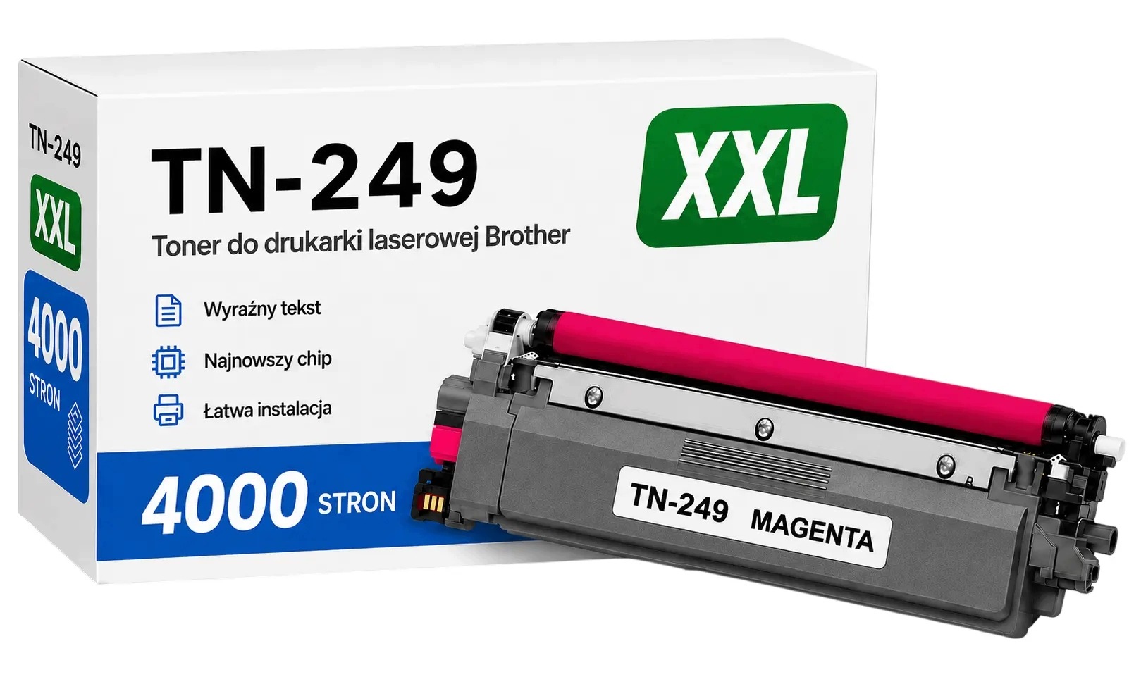 Toner TN-249 XXL Magenta do Brother L8230CDW L8240CDW L8340CDW L8390CDW