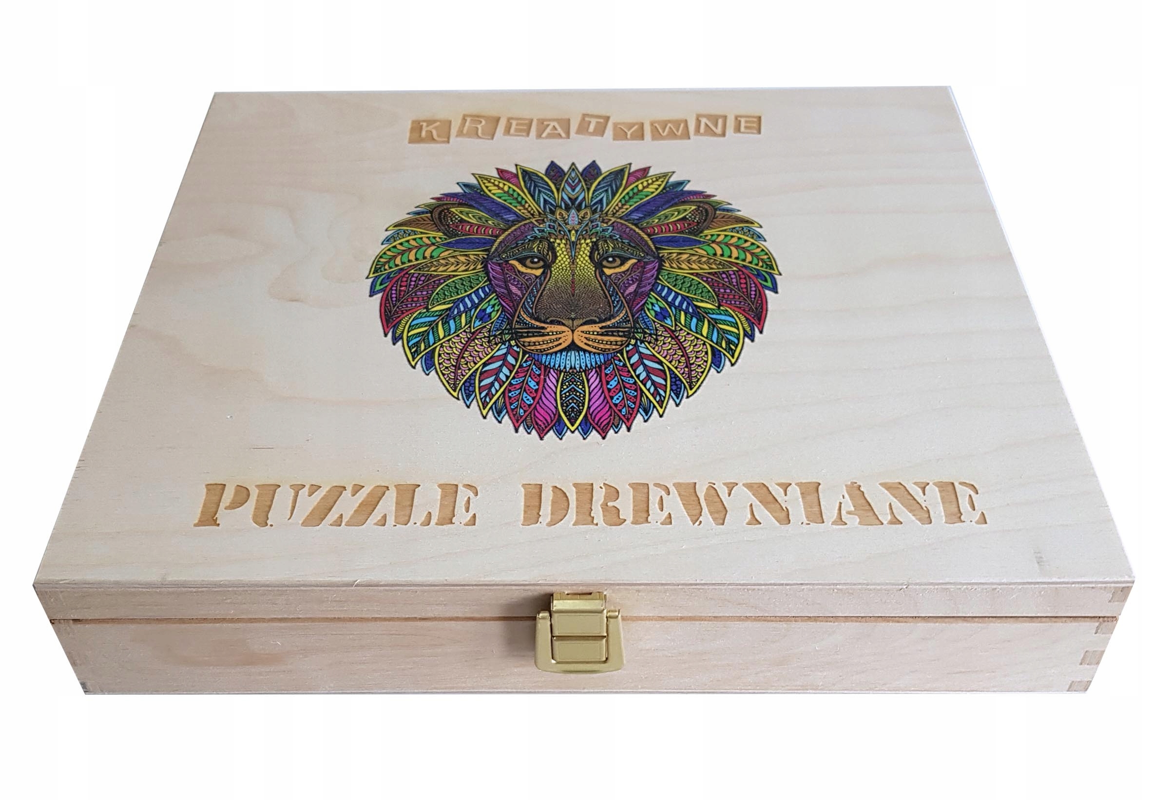 PUZZLE DREWNIANE dla dorosłych XXL - LEW - PREMIUM Nazwa LEW