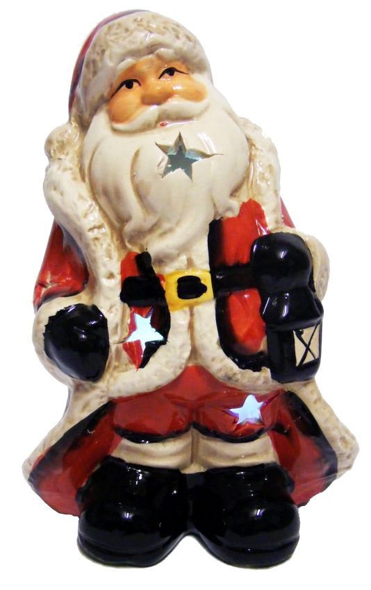 

Mikołaj Antyczna Figurka Ceramiczna 20cm Lampion