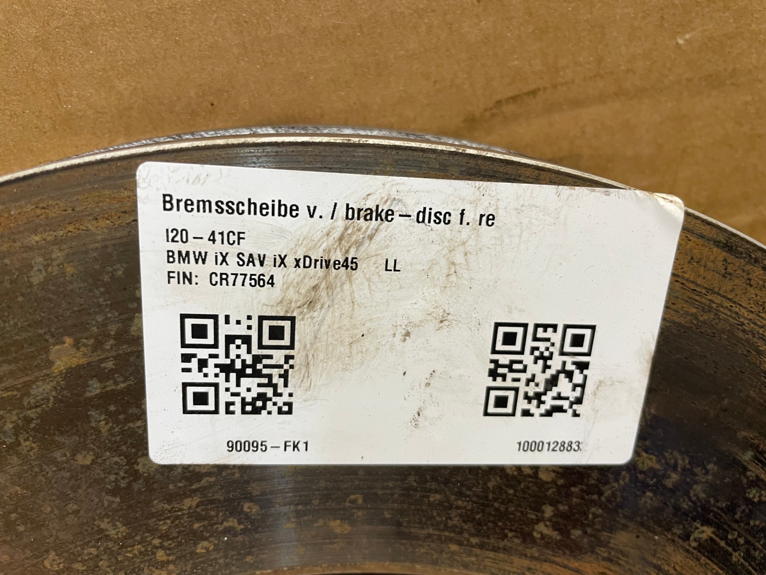 calipers brake + discs + plates 348/36 m-packet KOMPLET BMW iX I20 36KM