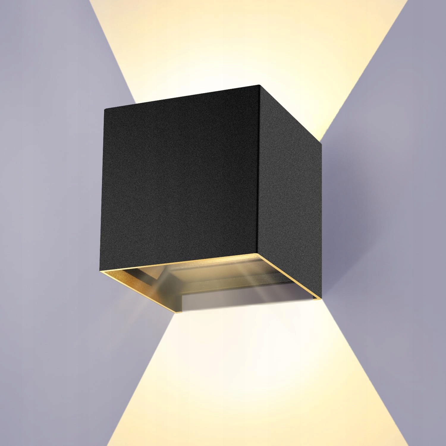 KLIGHTEN Lampa Zewnętrzna 30W Czarna IP65 2szt Regulowany Kąt Ciepła 3000K — miniatura 13