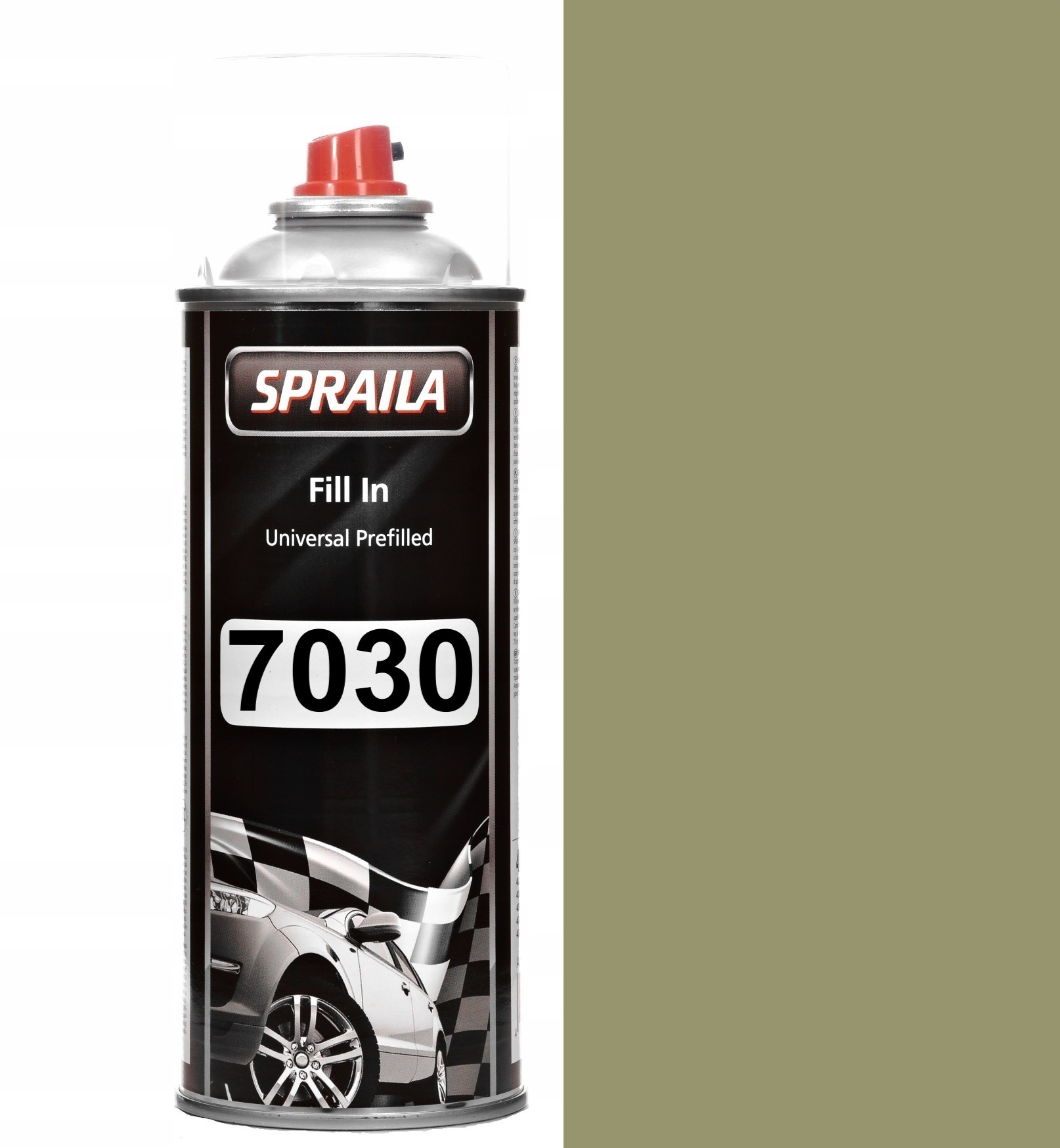 Lakier Akrylowy Ral 7030 Mat 5-16% Szary Kamienny Farba Emalia Spray 400ML