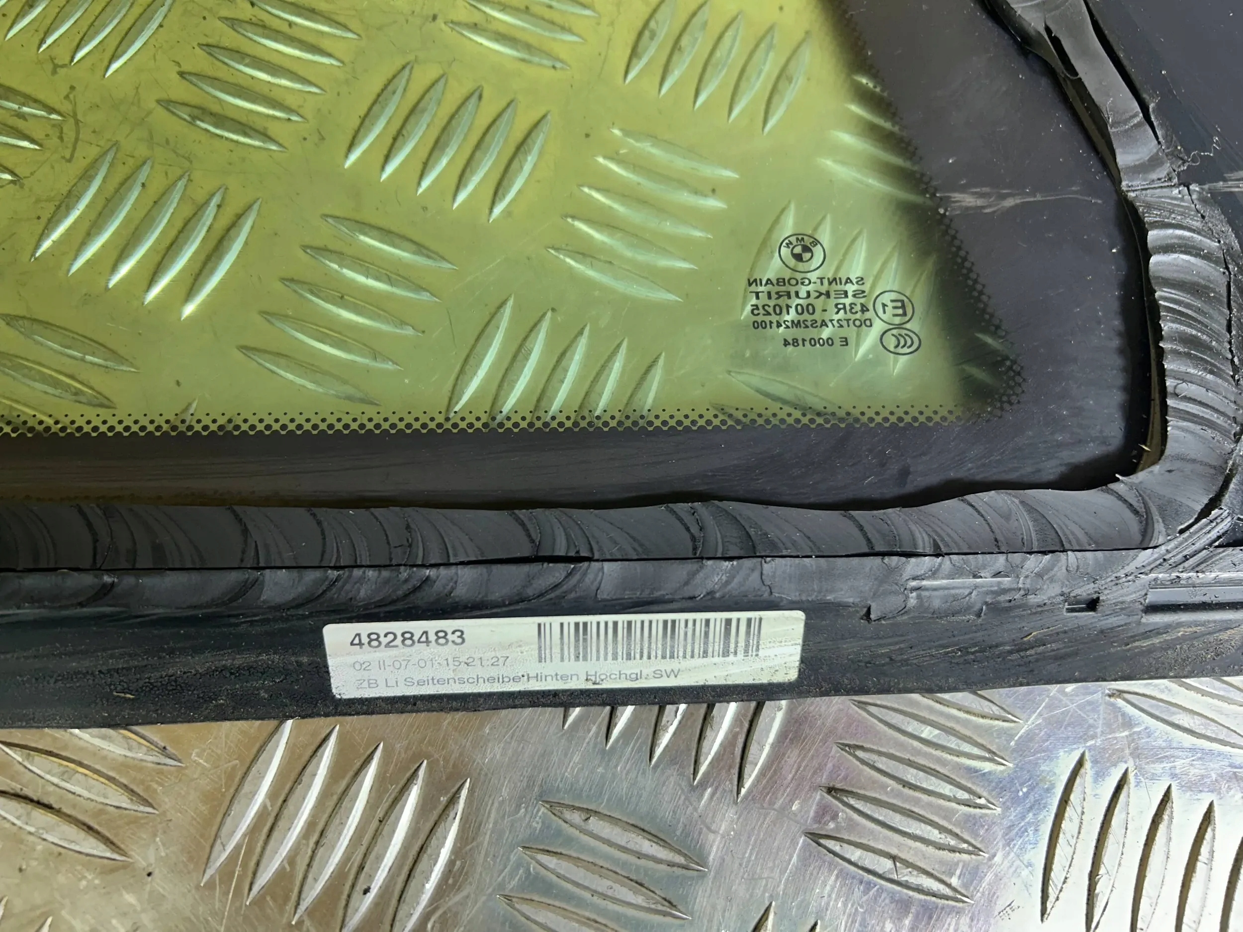 window bodywork rear BMW 4 F32 2015 4828483