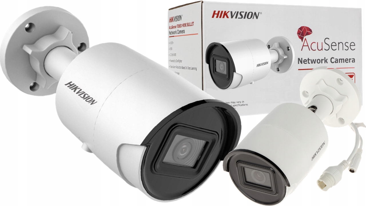 Kamera IP Hikvision DS-2CD2083G2-IU 8 Mpx AcuSense Wbudowany mikrofon PoE