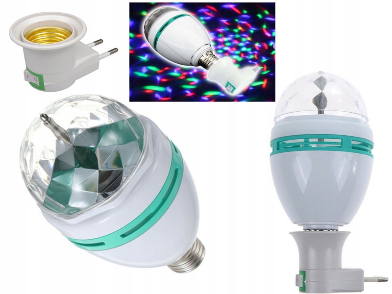 

Projektor Żarówka Led Disco Laser-adapter