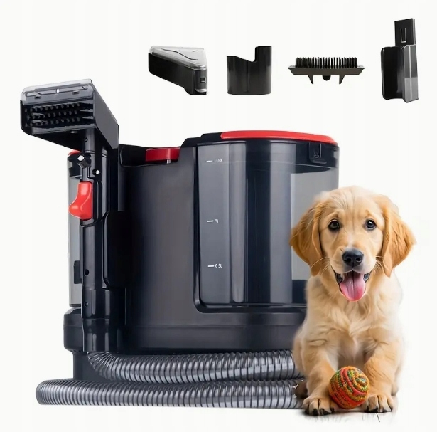 Přenosný Vysavač na koberce 800 W s funkcí mytí čalounění, ultra výkonný