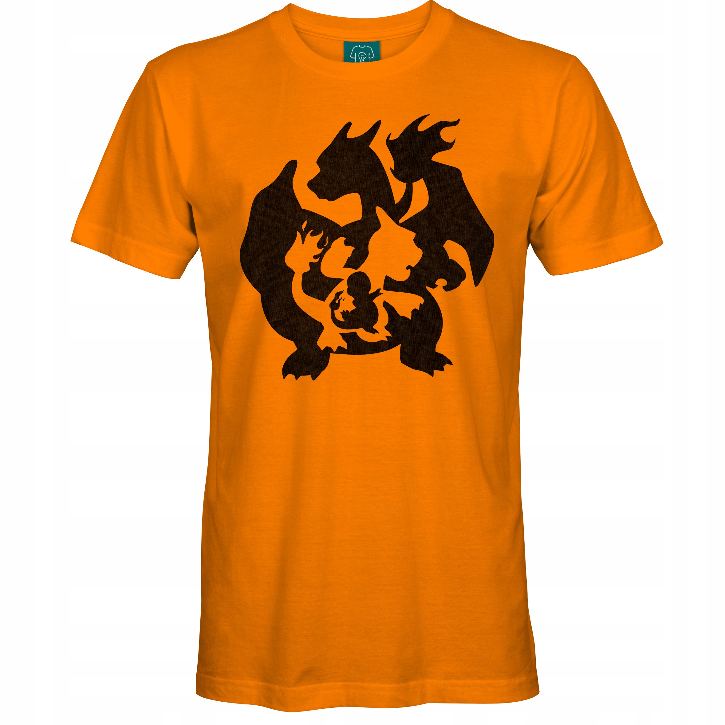 

Koszulka męska Pokemon Go Charmander ewolucja M