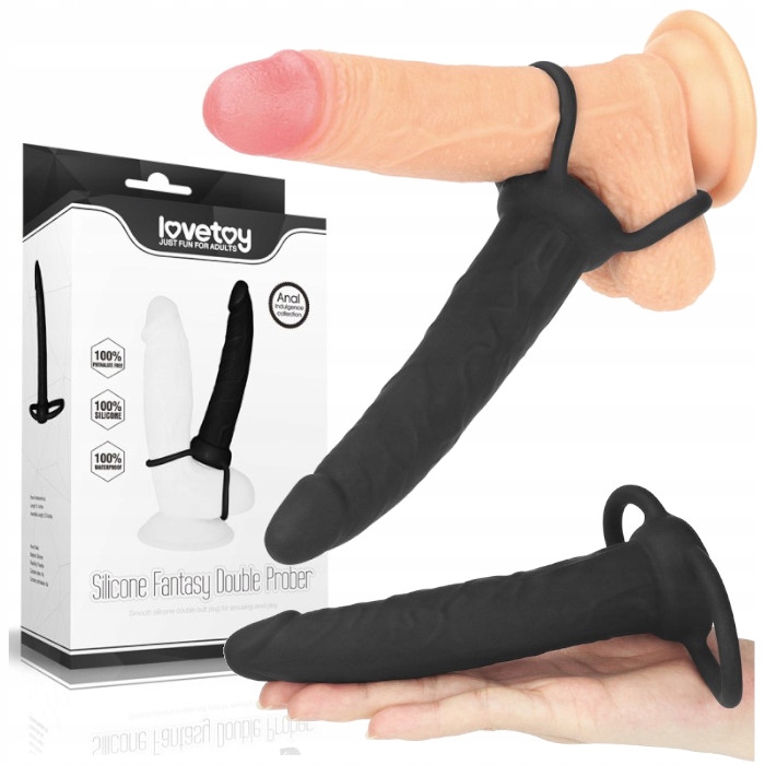 

Proteza penisa Strap-on Analny podwójna penetracja
