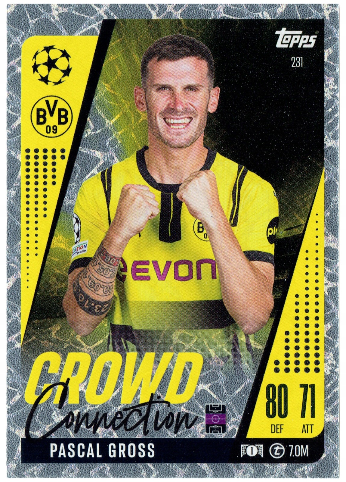 Topps Match Attax Extra 2024-2025 Crowd Connection 231 Pascal Gross